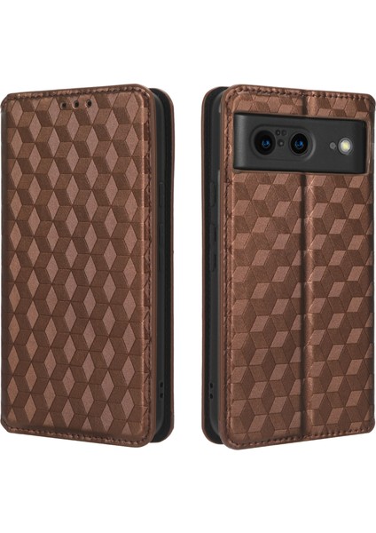 Google Pixel 8 Cüzdan Hakiki Deri Darbeye Dayanıklı Tpu Kılıf Standı Dayanıklı Flip Kitap Katlanır (Yurt Dışından)