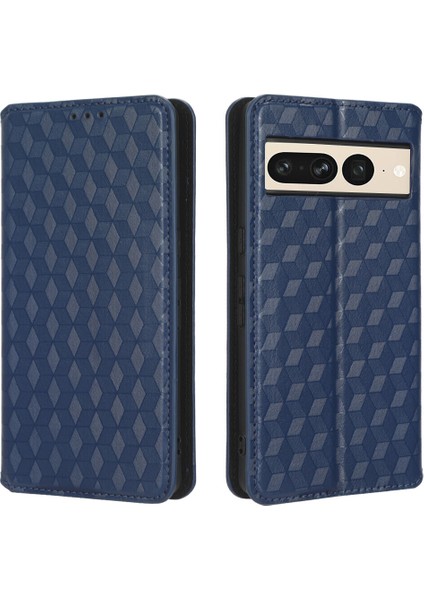 Google Pixel 7 Pro Cüzdan Hakiki Deri Darbeye Dayanıklı Tpu Kılıf Standı Dayanıklı Flip Kitap Katlanır (Yurt Dışından)