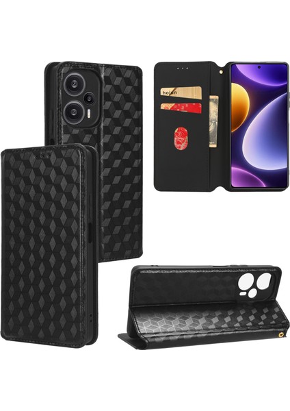Xiaomi Mi Poco F5 5g Cüzdan Hakiki Deri Darbeye Dayanıklı Tpu Kılıf Standı Dayanıklı Flip Kitap Katlanır (Yurt Dışından)