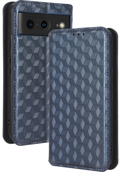 Google Pixel 8 Cüzdan Hakiki Deri Darbeye Dayanıklı Tpu Kılıf Standı Dayanıklı Flip Kitap Katlanır (Yurt Dışından)
