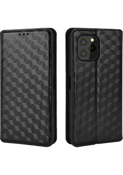 Oukitel C21 Pro Cüzdan Hakiki Deri Darbeye Dayanıklı Tpu Kılıf Standı Dayanıklı Flip Kitap Katlanır (Yurt Dışından)