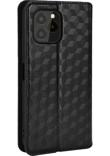 Oukitel C21 Pro Cüzdan Hakiki Deri Darbeye Dayanıklı Tpu Kılıf Standı Dayanıklı Flip Kitap Katlanır (Yurt Dışından)