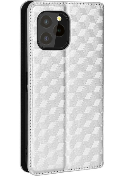 Oukitel C21 Pro Cüzdan Hakiki Deri Darbeye Dayanıklı Tpu Kılıf Standı Dayanıklı Flip Kitap Katlanır (Yurt Dışından)