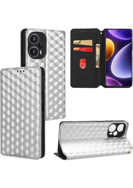 Xiaomi Mi Poco F5 5g Cüzdan Hakiki Deri Darbeye Dayanıklı Tpu Kılıf Standı Dayanıklı Flip Kitap Katlanır (Yurt Dışından)