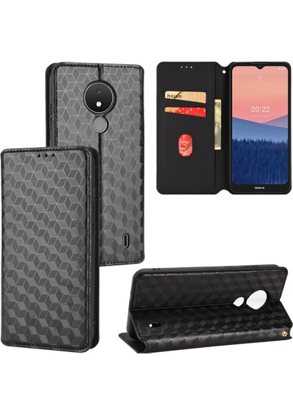 Nokia C21 Cüzdan Hakiki Deri Darbeye Dayanıklı Tpu Kılıf Standı Dayanıklı Flip Kitap Katlanır (Yurt Dışından) fiyatları