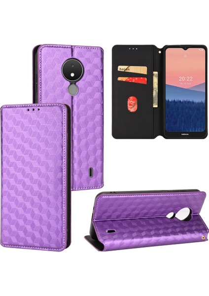 Nokia C21 Cüzdan Hakiki Deri Darbeye Dayanıklı Tpu Kılıf Standı Dayanıklı Flip Kitap Katlanır (Yurt Dışından) fiyatları