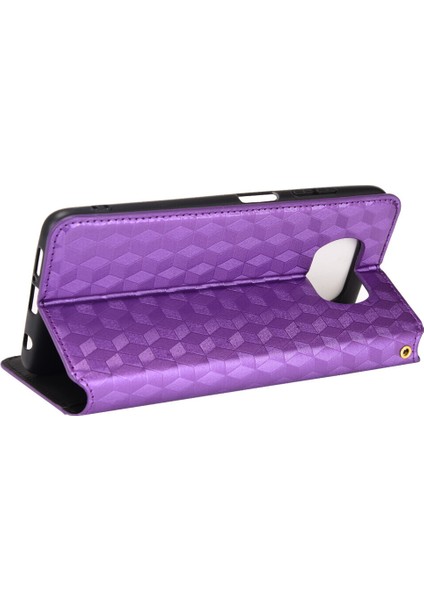 Xiaomi Mi Poco X3 Nfc Cüzdan Hakiki Deri Darbeye Dayanıklı Tpu Kılıf Standı Dayanıklı Flip Kitap Katlanır (Yurt Dışından)