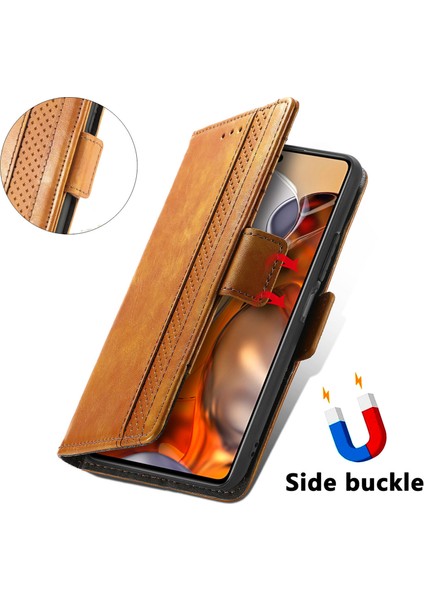 Xiaomi 11T/11T Pro Cüzdan Kılıfı, Kart Tutuculu Pu Deri Flip Kılıf Rfıd Engelleme Kickstand Telefon Kapağı (Yurt Dışından) fırsatları