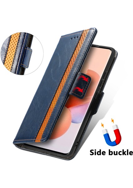 Xiaomi 12 Lite Cüzdan Kılıfı, Kart Tutuculu Pu Deri Flip Kılıf Rfıd Engelleme Kickstand Telefon Kapağı (Yurt Dışından)