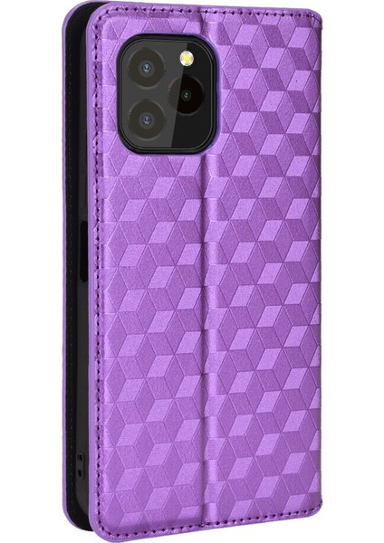 Oukitel C21 Pro Cüzdan Hakiki Deri Darbeye Dayanıklı Tpu Kılıf Standı Dayanıklı Flip Kitap Katlanır (Yurt Dışından)