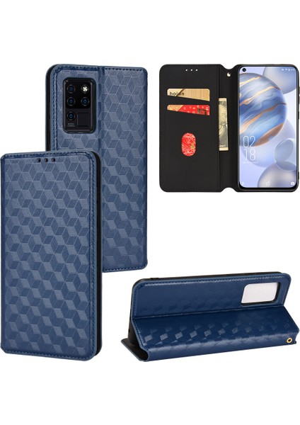 Oukitel C21 Cüzdan Hakiki Deri Darbeye Dayanıklı Tpu Kılıf Standı Dayanıklı Flip Kitap Katlanır (Yurt Dışından)
