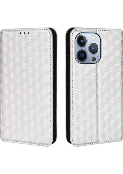 Apple iPhone 13 Pro Max Cüzdan Hakiki Deri Darbeye Dayanıklı Tpu Kılıf Standı Dayanıklı Flip Kitap Katlanır (Yurt Dışından)