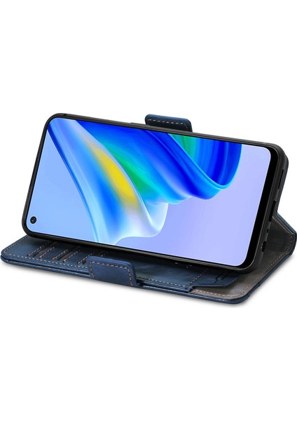 Oppo A95 4g 5g Cüzdan Kılıfı, Kart Tutuculu Pu Deri Flip Kılıf Rfıd Engelleme Kickstand Telefon Kapağı (Yurt Dışından) modelleri