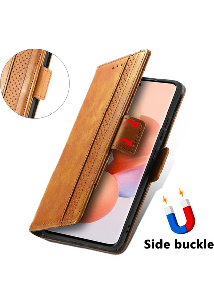 Xiaomi 12 Cüzdan Kılıfı, Kart Tutuculu Pu Deri Flip Kılıf Rfıd Engelleme Kickstand Telefon Kapağı (Yurt Dışından)