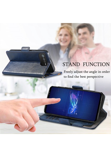 Asus Rog Phone 6 Cüzdan Kılıfı, Kart Tutuculu Pu Deri Flip Kılıf Rfıd Engelleme Kickstand Telefon Kapağı (Yurt Dışından) fırsatları