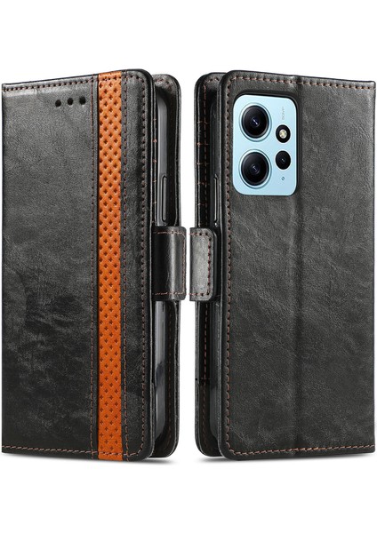 Xiaomi Redmi Note 12 4g Cüzdan Kılıfı, Kart Tutuculu Pu Deri Flip Kılıf Rfıd Engelleme Kickstand Telefon Kapağı (Yurt Dışından) fiyatları