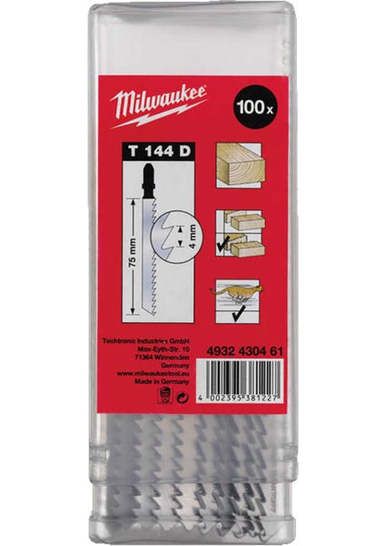 Dekupaj Bıçağı T144D 75MM (Ağaç) 100LÜ