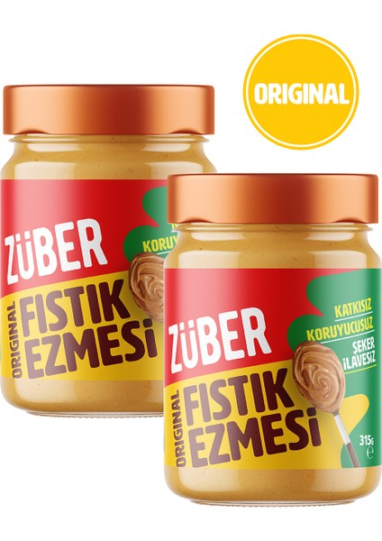 Orıgınal Fıstık Ezmesi 315G x 2 Adet