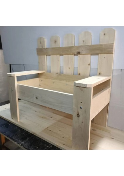 Ahşap Bank Modeli Çiçeklik Saksılık. modelleri