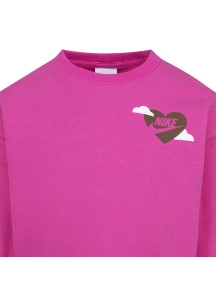 Sweet Swoosh Crew Sweat Çocuk Sweatshirt 36L789-AHD