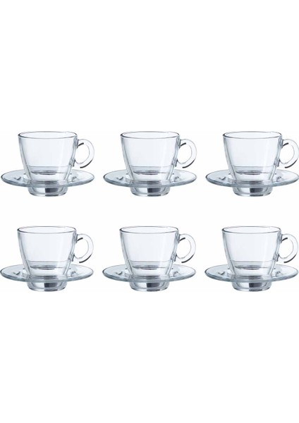 Aqua Fincan Seti, Sade, 215 Ml, 6 Parça