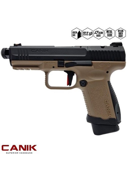 Tp9 Elite Combat Airsoft Replika - Duo Tone - Tan+Siyah