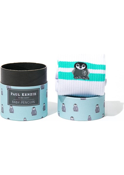 Paul Kenzie Desenli Soket Çorap – Eco Characters – Baby Penguin