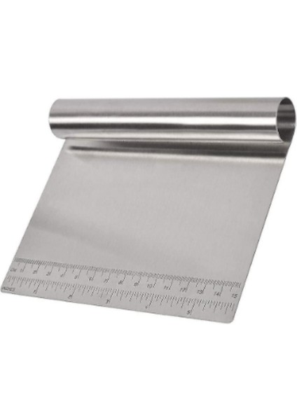 Çelik Kazıyıcı 15 cm Ölçekli Pasta Dekor Tarağı Pasta Sıvama Tarağı Hamur Kesici Pasta Kenar Tarağı