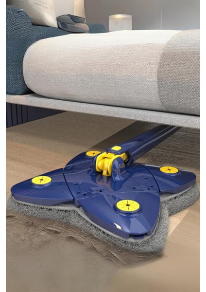 Deterjan Hazneli , Sıkmalı Kare Mop Cam , Ahşap , Fayans ve Yer Döşemesi + 1 Mikrofiber Yedek Bez