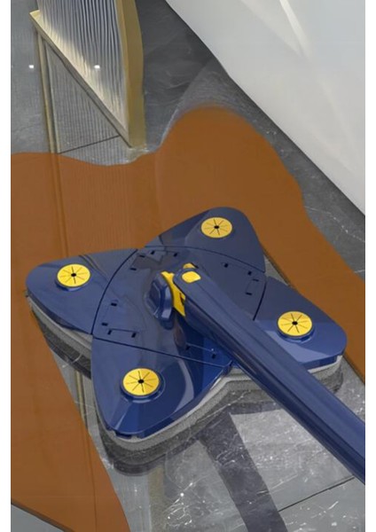 Deterjan Hazneli , Sıkmalı Kare Mop Cam , Ahşap , Fayans ve Yer Döşemesi + 1 Mikrofiber Yedek Bez