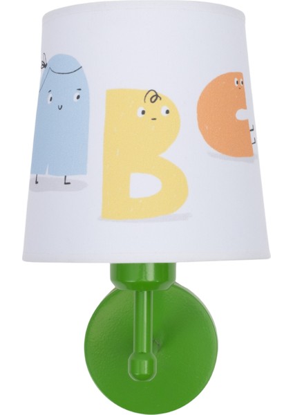 Çocuk ve Bebek Odası Duvar Aydınlatma Renkli Aplik