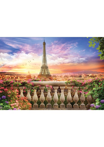 KS Games Sunset In Eiffel 500 Parça Puzzle