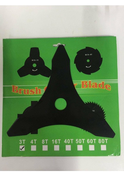 Motorlu Tırpan Üçlü Bıçak Shark 265X1.6