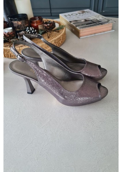 015 6099 Topukla Kadın Saten Sıvama Kadeh Topuk Abiye Ayakkabı fırsatları