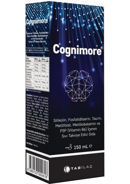 Tab İlaç A.Ş. Cognimore Sıvı Likit 150 ml