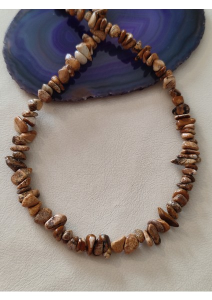 Odun Jasper Kırıktaş Doğaltaş Kolye fiyatları