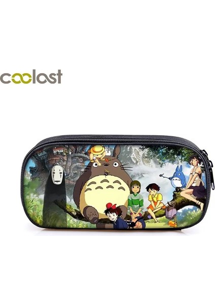QBBLONGMAOO16 Stili Karikatür Totoro Uzakta Kozmetik Çantası Sevimli Kalem Çantası Erkek Kız Kalem Kutusu Çocuklar Kalem Kutusu Çocuk Kırtasiye Çantaları (Yurt Dışından)