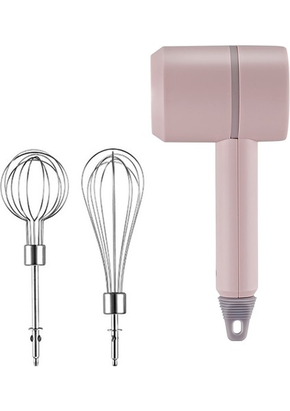 Pembe Tarzı Nıuxılıfe Kablosuz Elektrikli Gıda Mikser El Blenderi 3 Hız Yüksek Güçlü Hamur Blender Yumurta Çırpıcı Pişirme El Mikseri Mutfak Aletleri (Yurt Dışından)
