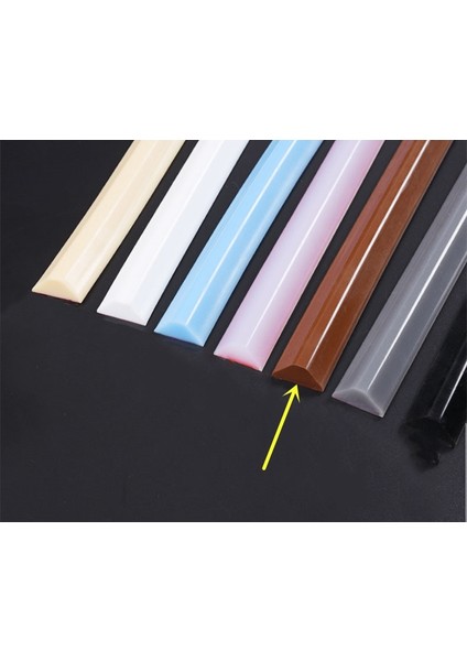 Kahverengi Tarzı 40CM Duş Banyo Için Kendinden Yapışkanlı Su Durdurucu Bant Kuru ve Islak Ayırma Kauçuk Baraj Taşkın Bariyeri Silikon Kapı Alt Engelleyici (Yurt Dışından)