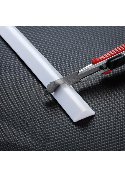 Gri Stil 60CM 8 Renk Silikon Banyo Su Durdurucu Engelleyici Duş Barajı Kuru ve Islak Ayırma Taşkın Bariyer Kapı Alt Sızdırmazlık Şeridi (Yurt Dışından)
