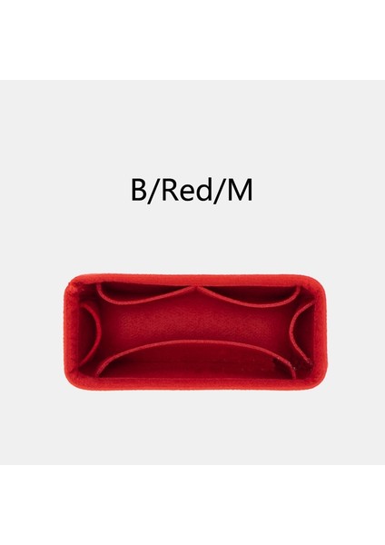 B.kırmızı.m Tarzı Bamader Eklemek Çanta Kadın Makyaj Organizatör Keçe Eklemek Çanta Astarı Seyahat Organizatör Neonoe Için Taşınabilir Kozmetik Çantası Şekillendirici (Yurt Dışından)