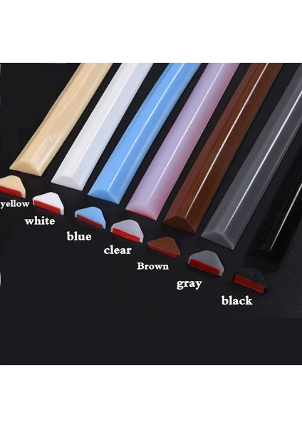 Sarı Stil 80CM Çok Boyutlu Kauçuk Banyo Su Durdurucu Kuru ve Islak Ayırma Taşkın Bariyeri Duş Baraj Kapısı Alt Sızdırmazlık Şeridi Koruma Engelleyici (Yurt Dışından)