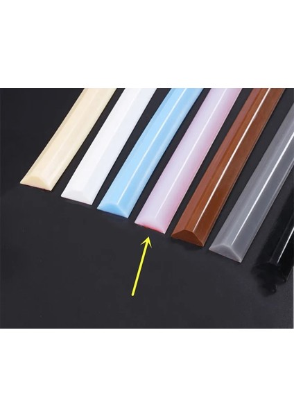 Şeffaf Stil 180CM Duş Banyo Için Kendinden Yapışkanlı Su Durdurucu Bant Kuru ve Islak Ayırma Kauçuk Baraj Taşkın Bariyeri Silikon Kapı Alt Engelleyici (Yurt Dışından)