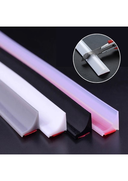 No.3 Tarzı 1 Adet Esnek Su Tutma Şeridi Duş Odası Kuru ve Islak Ayırma Mutfak Tezgahı Banyo Eşiği Su Geçirmez Şerit (Yurt Dışından) indirimleri