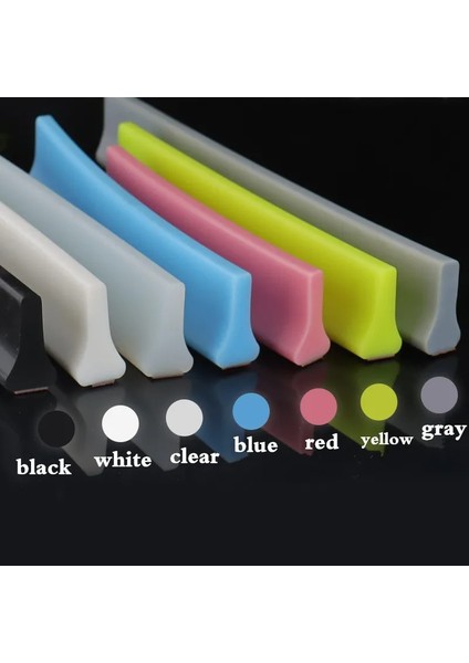 Gri Stil 200CM 7 Renk Banyo Su Durdurucu Su Bölmesi Kuru ve Islak Ayırma Taşkın Bariyeri Kauçuk Baraj Silikon Su Engelleyici Kaymaz (Yurt Dışından) modelleri