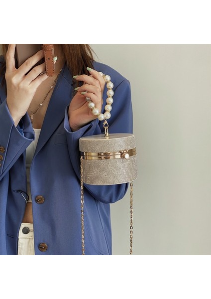Yeşil Stil 12X12X10 cm Elmas Akrilik Yuvarlak Parti Debriyaj Akşam Çanta Kadınlar Için Inci Kolları Kadın Çantalar ve Çantalar Küçük Omuz Crossbody Çanta (Yurt Dışından) indirimleri