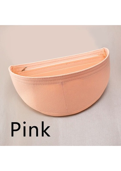 Pembe Tarzı Bamader Bumbag Bel Çantası Için Uygun Astar Çanta Kalınlaşmak Keçe Bez Seyahat Eklemek Kozmetik Çantası Kadın Makyaj Saklama Çantaları Organize Etmek (Yurt Dışından)