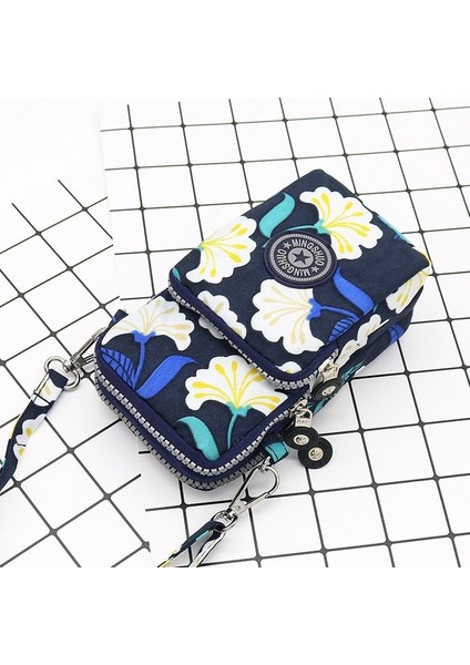Sabah Zafer 2 Tarzı Kadın Moda Omuz Çantası Oxford Su Geçirmez Çanta Bilek Kılıfı Cüzdan Spor Müzik Cep Telefonu Çantası Kızlar Için Crossbody Çanta (Yurt Dışından)