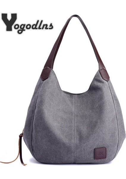 Bej Tarzı Yogodlns Fashion Women's Handbag Cute Girl Tote Bag Leisure Bag Lady Canvas Bag Modern Handbag (Yurt Dışından) fırsatları