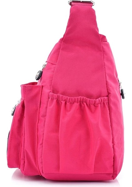 Haki Stili Kadın Naylon Omuz Çantaları Kadın Katı Fermuar Lüks Kadın Handag Tasarımcı Postacı Çantaları Yaz Plaj Crossbody Çanta Ana Kesesi (Yurt Dışından) modelleri